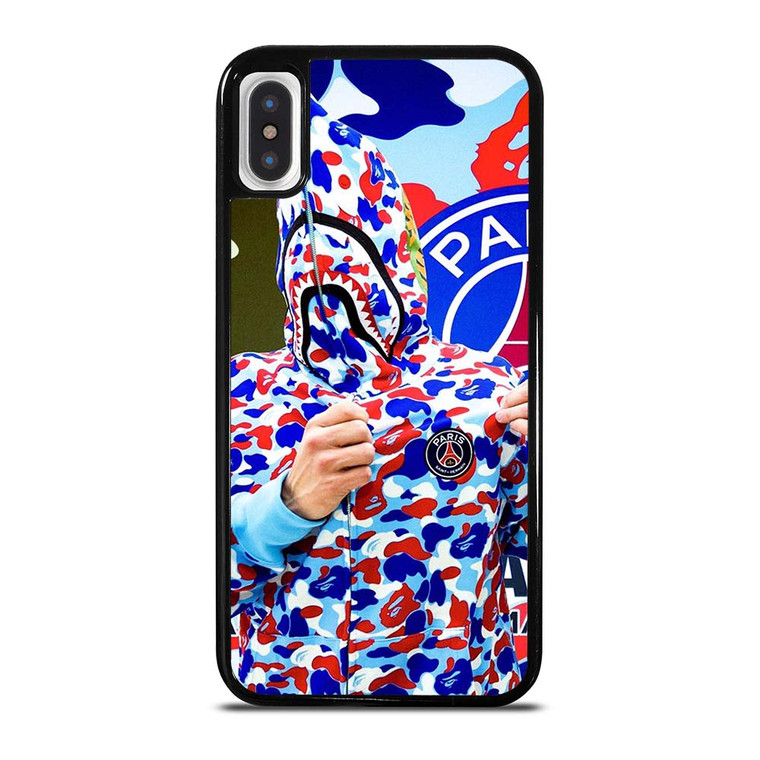 BAPE CAMO PARIS SAINT GERMAIN iPhone X / XS Case Cover