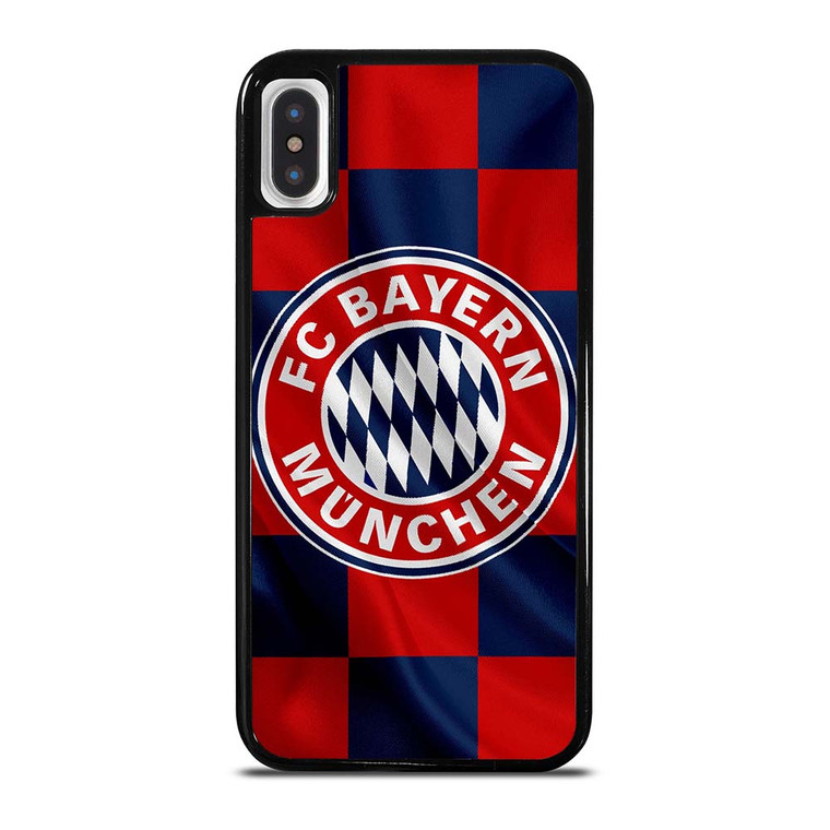 BAYERN MUNCHEN FC FLAG LOGO iPhone X / XS Case Cover