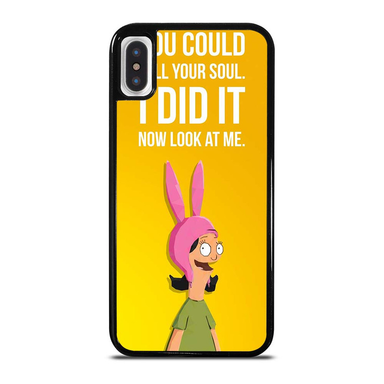 BOBS BURGERS LOUISE QUOTE iPhone X / XS Case Cover