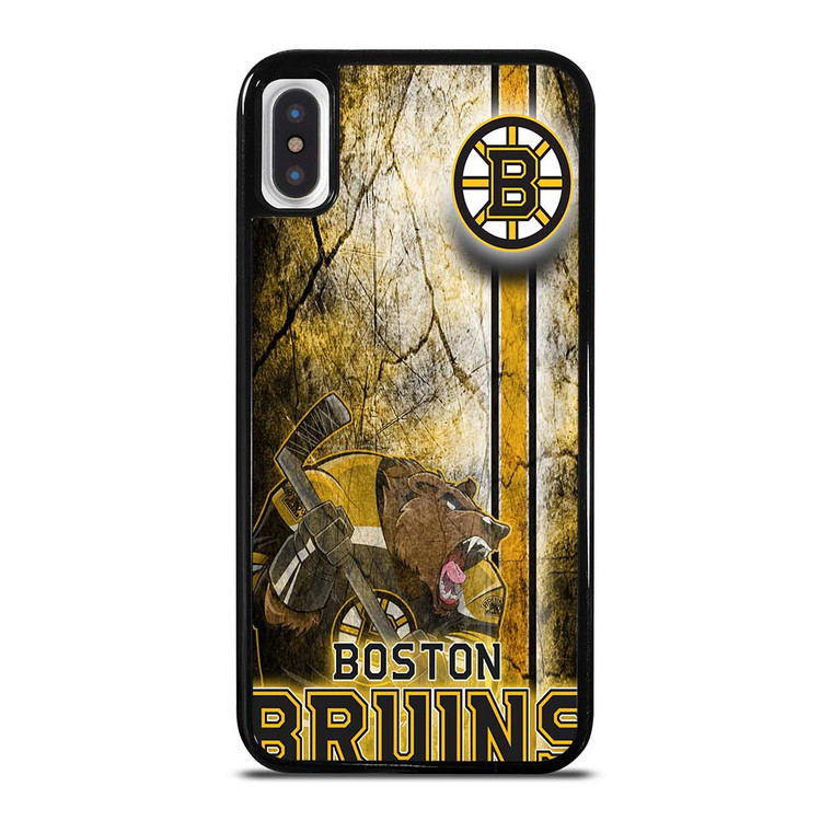 BOSTON BRUINS HOCKEY TEAM LOGO iPhone X / XS Case Cover