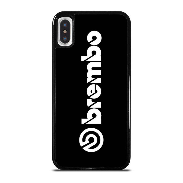 BREMBO DISC BRAKE BLACK LOGO iPhone X / XS Case Cover