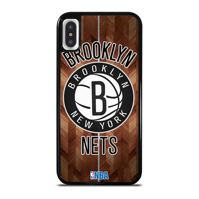 BROOKLYN NETS WOODEN LOGO iPhone X / XS Case Cover