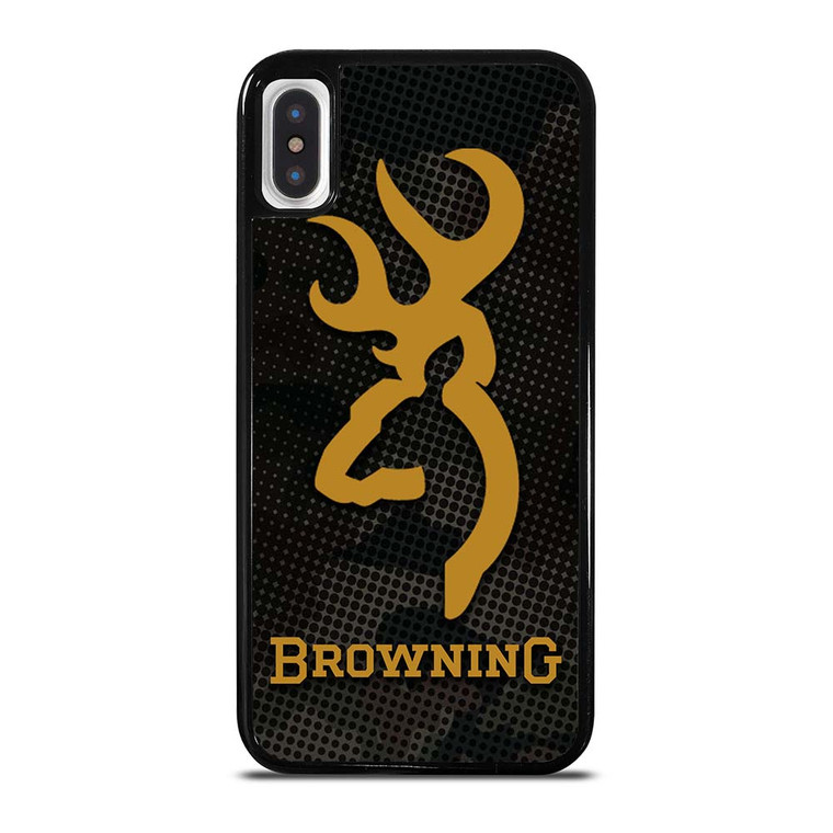 BROWNING ARMS CAMO CARBON iPhone X / XS Case Cover
