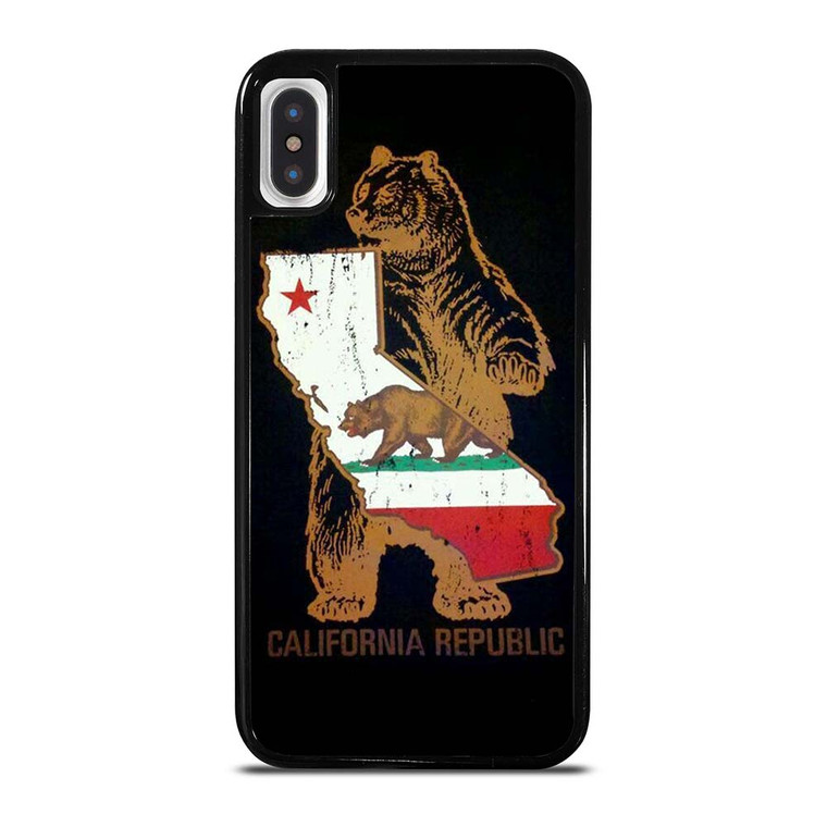 CALIFORNIA REPUBLIC BEAR ICON iPhone X / XS Case Cover