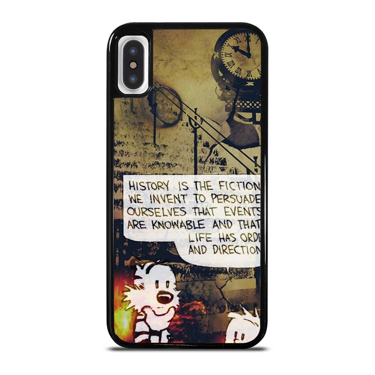 CALVIN AND HOBBES CLASSIC QUOTES iPhone X / XS Case Cover
