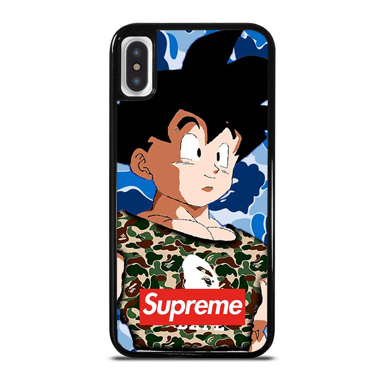 CAMO GOHAN BAPE SUPREME iPhone X / XS Case Cover