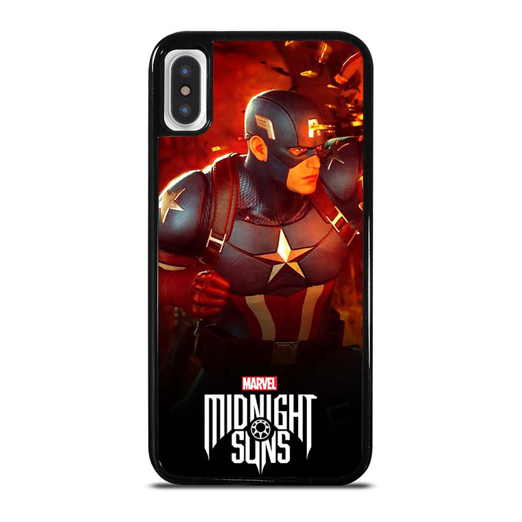 CAPTAIN AMERICA MARVEL MIDNIGHT SUNS iPhone X / XS Case Cover