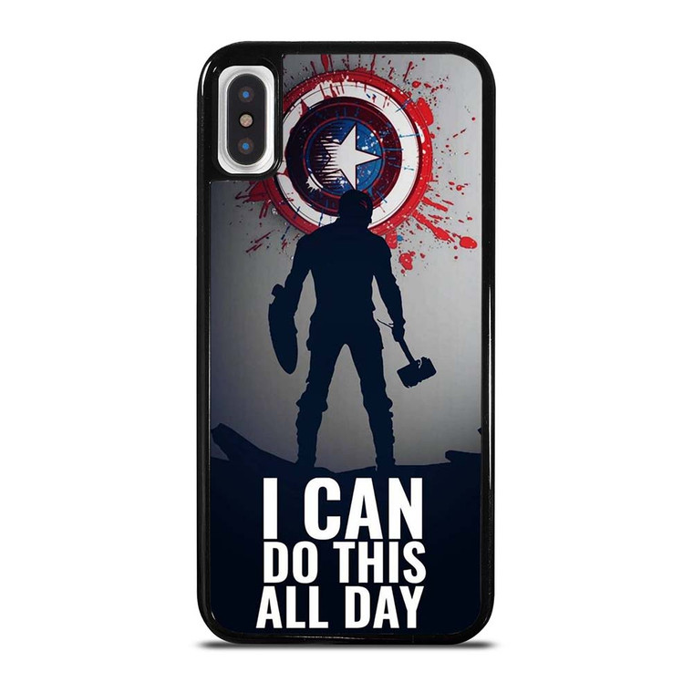CAPTAIN AMERICA QUOTE iPhone X / XS Case Cover
