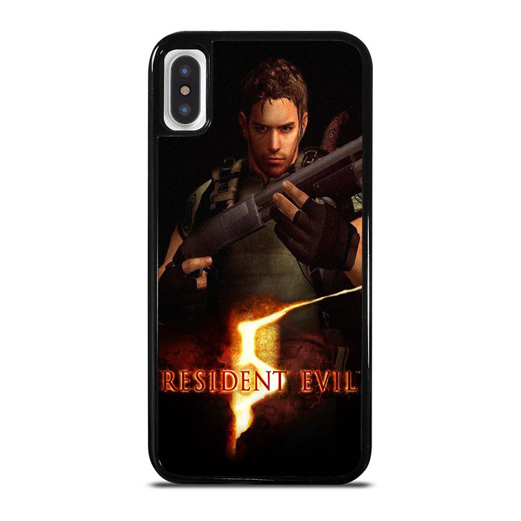 CHRIS REDFIELD RESIDENT EVIL GAMES iPhone X / XS Case Cover