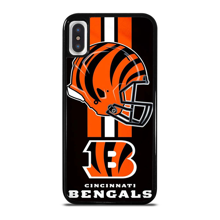 CINCINNATI BENGALS NFL HELMET iPhone X / XS Case Cover