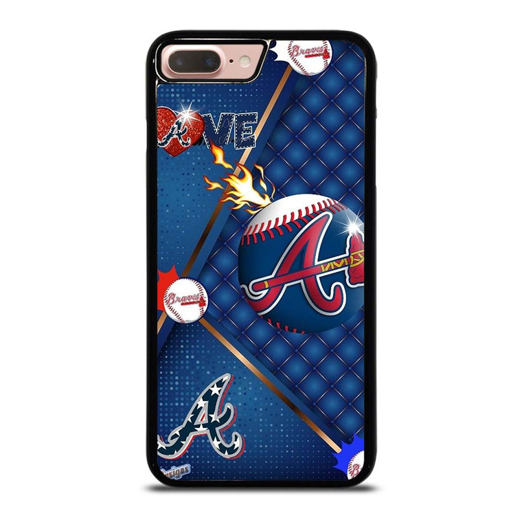 ATLANTA BRAVES LOVE BASEBALL iPhone 7 / 8 Plus Case Cover