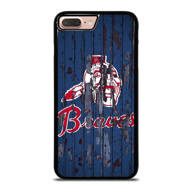 ATLANTA BRAVES RUSTY WOOD iPhone 7 / 8 Plus Case Cover