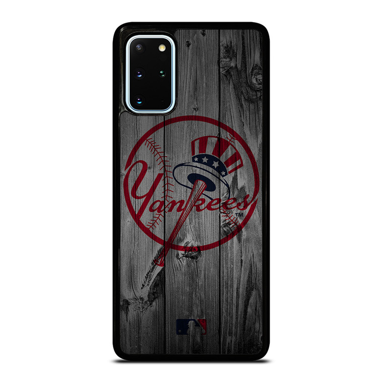 NEW YORK YANKEES BASEBALL MLB WOOD LOGO Samsung Galaxy S20 Plus Case Cover