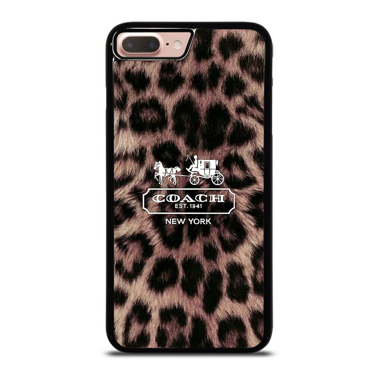 COACH NEW YORK LEOPARD iPhone 7 / 8 Plus Case Cover