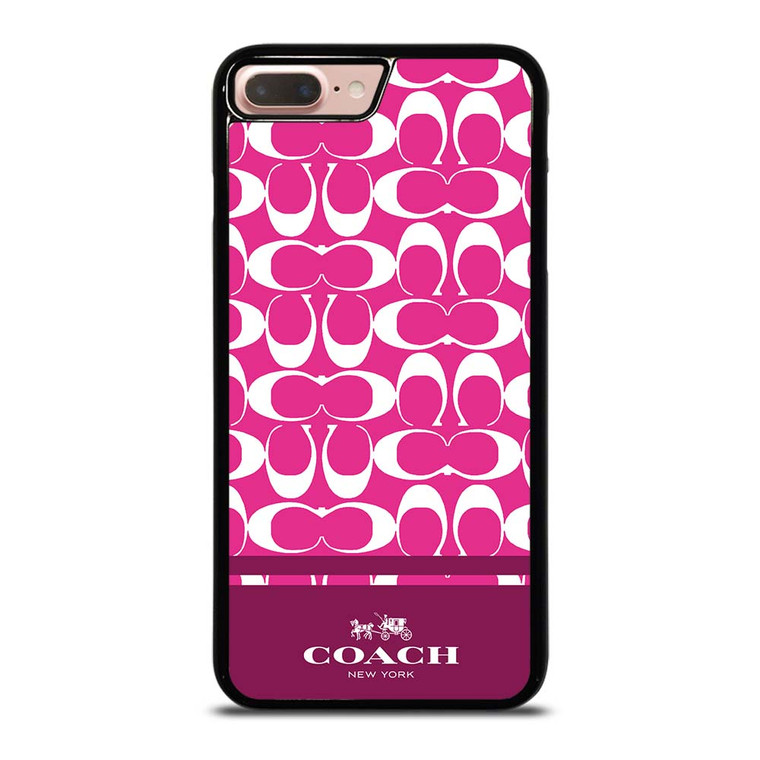 COACH PINK NEW YORK iPhone 7 / 8 Plus Case Cover
