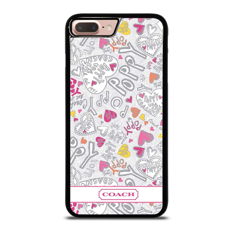 COACH POPPY COLOR iPhone 7 / 8 Plus Case Cover