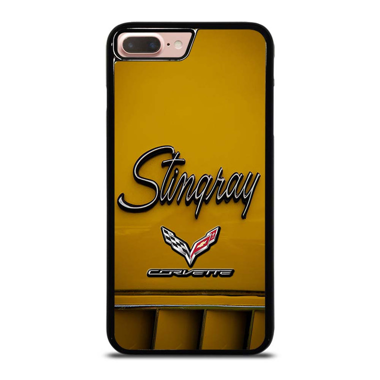 CORVETTE STINGRAY LOGO YELLOW iPhone 7 / 8 Plus Case Cover