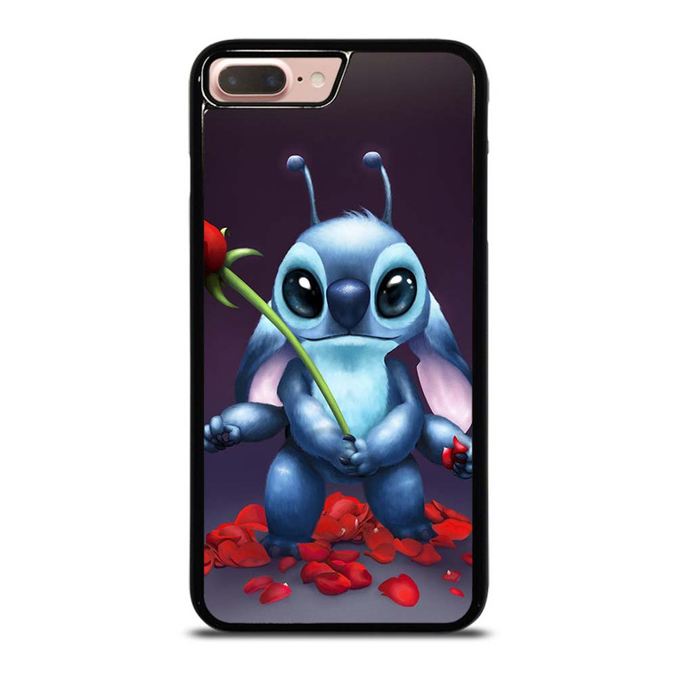 DISNEY STITCH AND ROSE FLOWER iPhone 7 / 8 Plus Case Cover