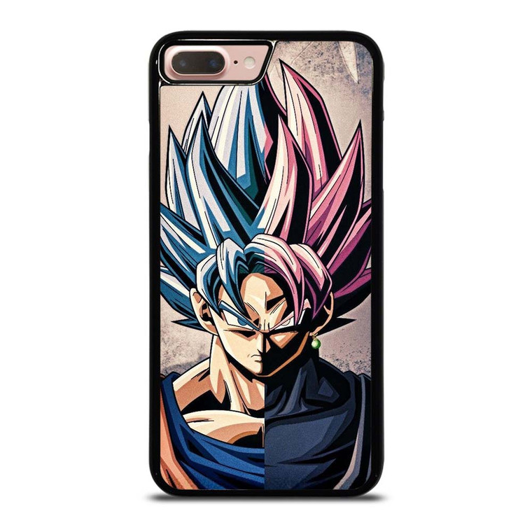 DRAGON BALL GOKU AND BLACK GOKU FACE iPhone 7 / 8 Plus Case Cover