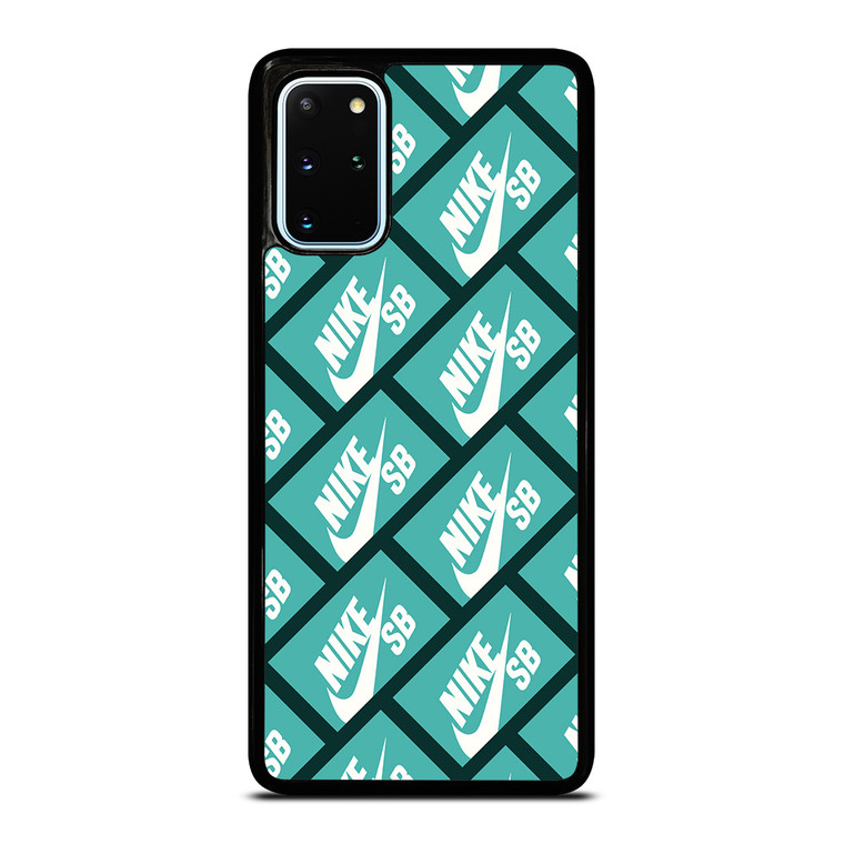 NIKE SB SKATEBOARD BOX PATTERN TURQUOISE Samsung Galaxy S20 Plus Case Cover