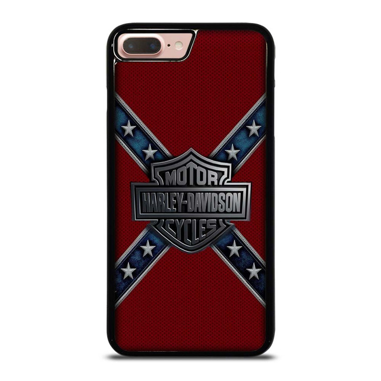 HARLEY DAVIDSON FLAG CARBON iPhone 7 / 8 Plus Case Cover