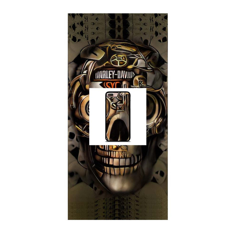HARLEY DAVIDSON SKULL ROBOT iPhone 7 / 8 Plus Case Cover
