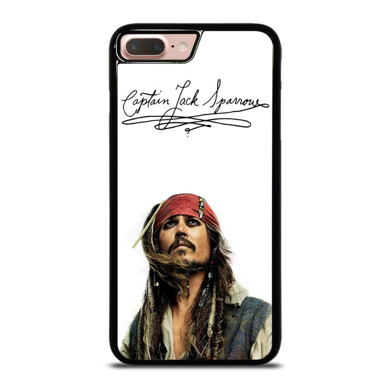 JACK SPARROW SIGNATURE PIRATES OF THE CARIBBEAN  iPhone 7 / 8 Plus Case Cover