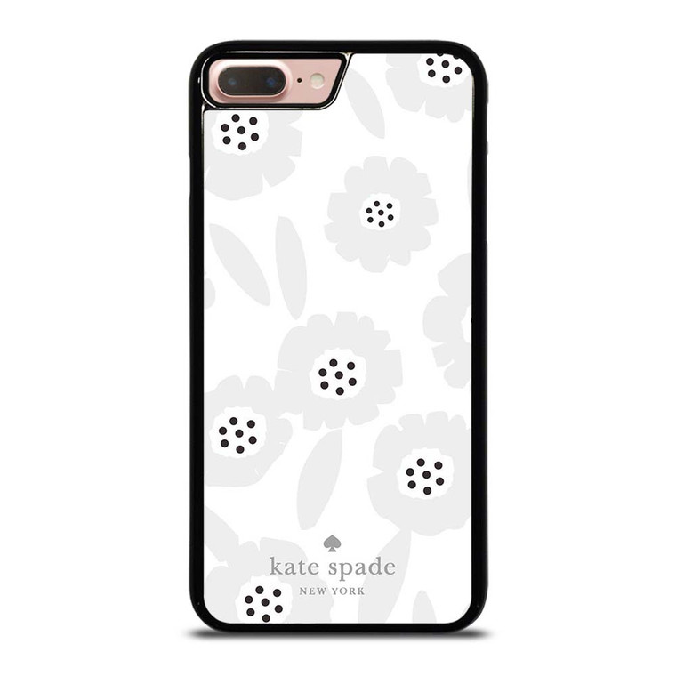 KATE SPADE GREY FLOWER iPhone 7 / 8 Plus Case Cover