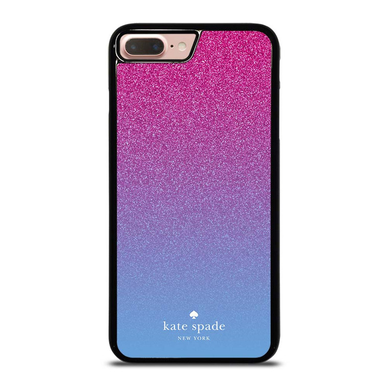 KATE SPADE NEW YORK PINK BLUE GLITTER iPhone 7 / 8 Plus Case Cover