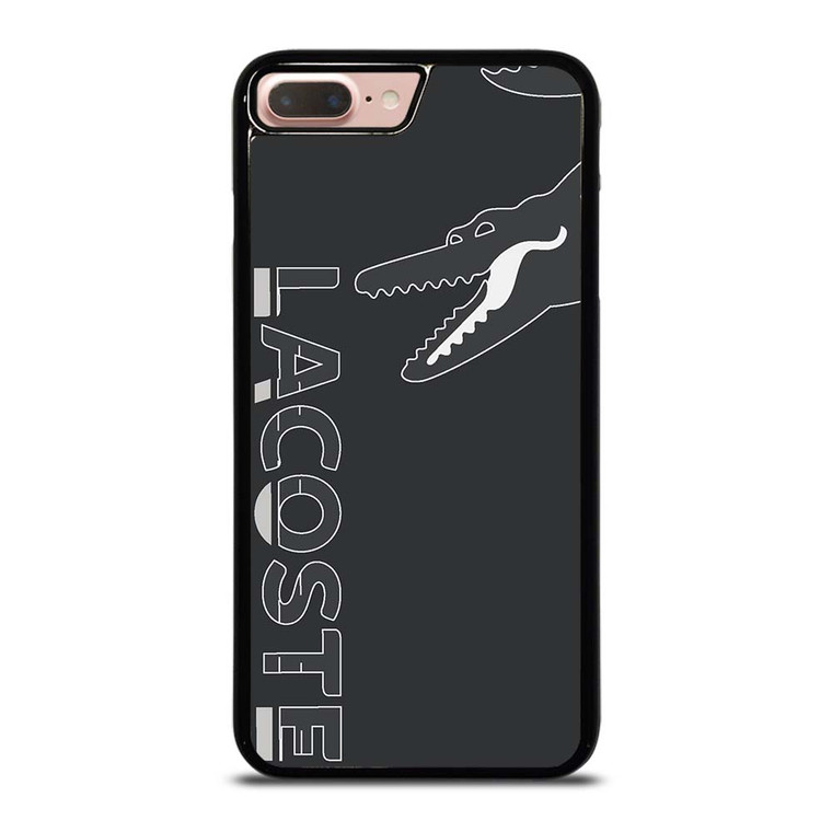 LACOSTE CROCODILE ALL BLACK iPhone 7 / 8 Plus Case Cover