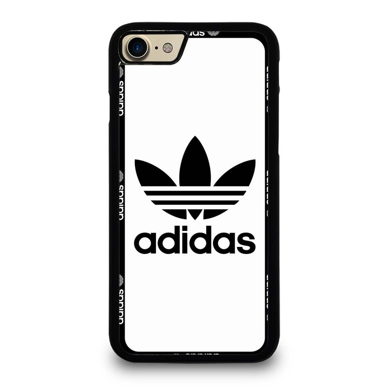 ADIDAS TREFOIL ROUND WHITE iPhone 7 / 8 Case Cover