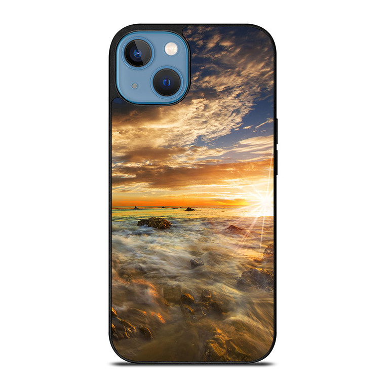 MALIBU BEACH CALIFORNIA iPhone 13 Case Cover MALIBU BEACH CALIFORNIA iPhone 13 Case Cover