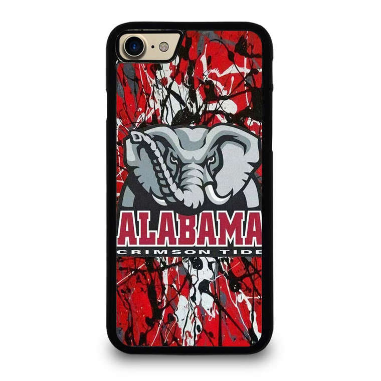 ALABAMA CRIMSON TIDE SPLASHED LOGO iPhone 7 / 8 Case Cover
