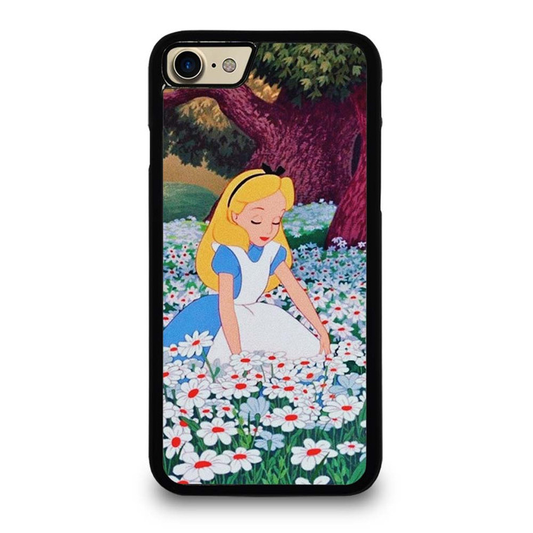 ALICE IN WONDERLAND FLOWER iPhone 7 / 8 Case Cover