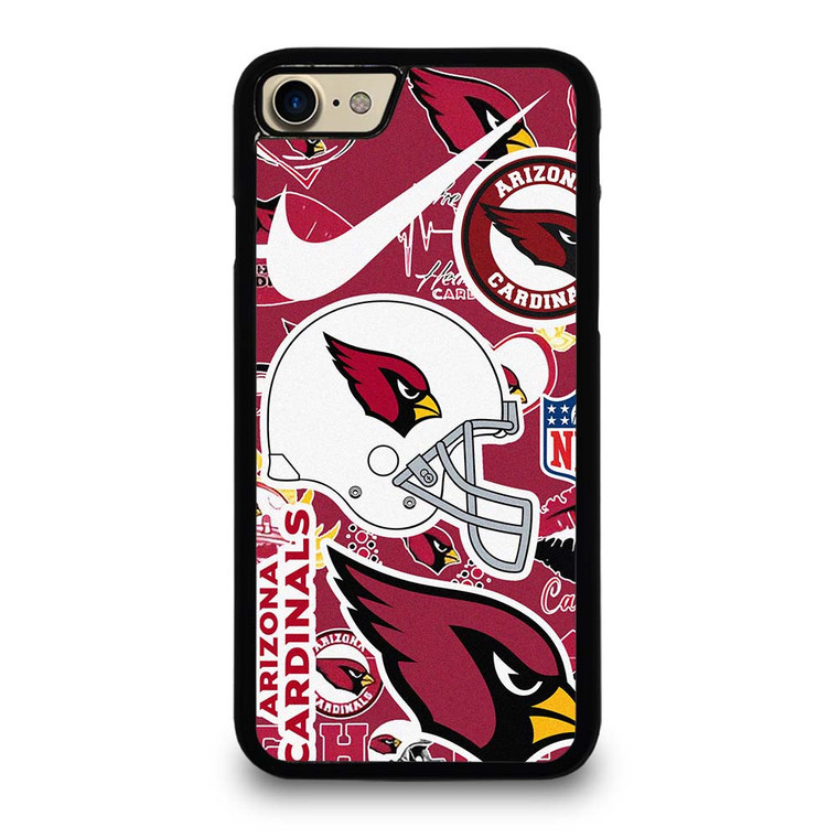 ARIZONA CARDINALS NFL STICKER BOMB iPhone 7 / 8 Case Cover