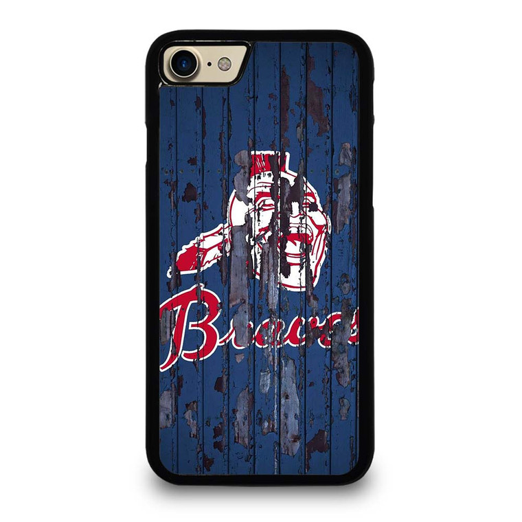 ATLANTA BRAVES RUSTY WOOD iPhone 7 / 8 Case Cover