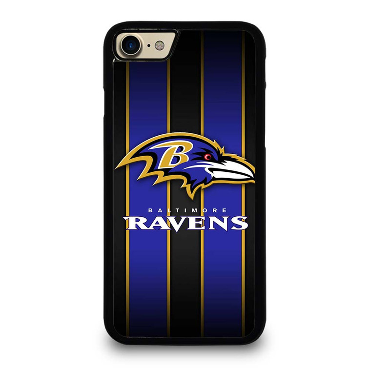 BALTIMORE RAVENS NFL STRIPE LOGO iPhone 7 / 8 Case Cover
