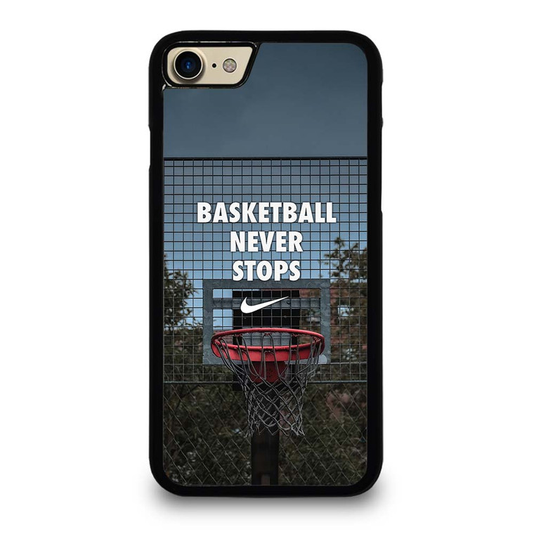 BASKETBALL NEVER STOPS RING iPhone 7 / 8 Case Cover