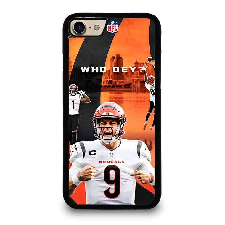 CINCINNATI BENGALS NFL JOE BURROW iPhone 7 / 8 Case Cover