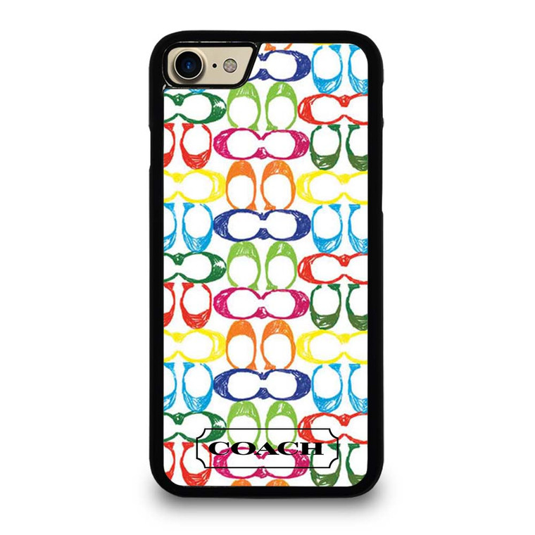 COACH NEW YORK COLORFUL 2 iPhone 7 / 8 Case Cover