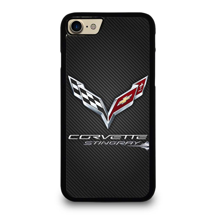 CORVETTE STINGRAY C7 CARBON LOGO iPhone 7 / 8 Case Cover