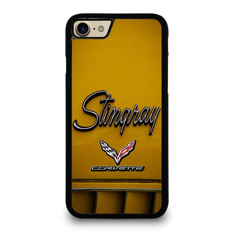 CORVETTE STINGRAY LOGO YELLOW iPhone 7 / 8 Case Cover