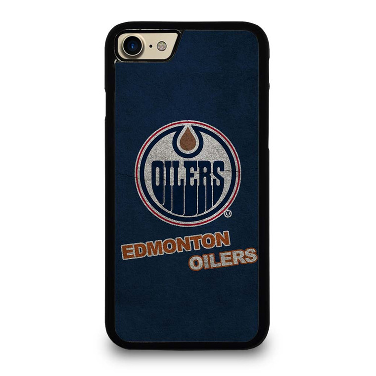 EDMONTON OILERS LOGO BLUE SUEDE iPhone 7 / 8 Case Cover