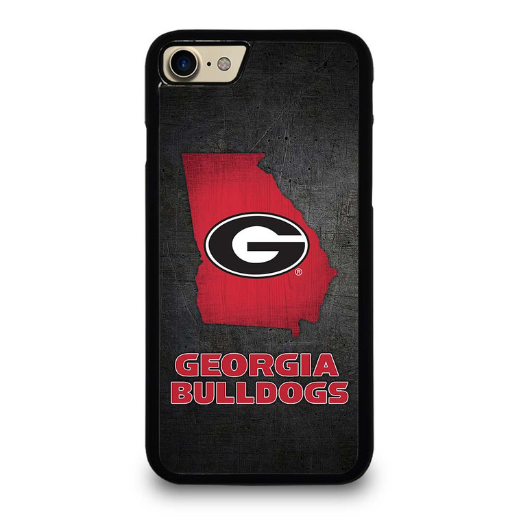 GEORGIA BULLDOGS SYMBOL METAL iPhone 7 / 8 Case Cover