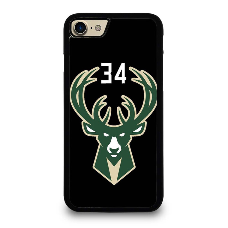 GIANNIS ANTETOKOUNMPO MILWAUKEE BUCKS LOGO iPhone 7 / 8 Case Cover
