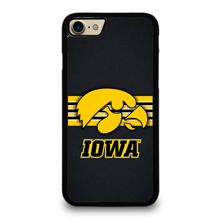 IOWA HAWKEYES STRIPE LOGO iPhone 7 / 8 Case Cover