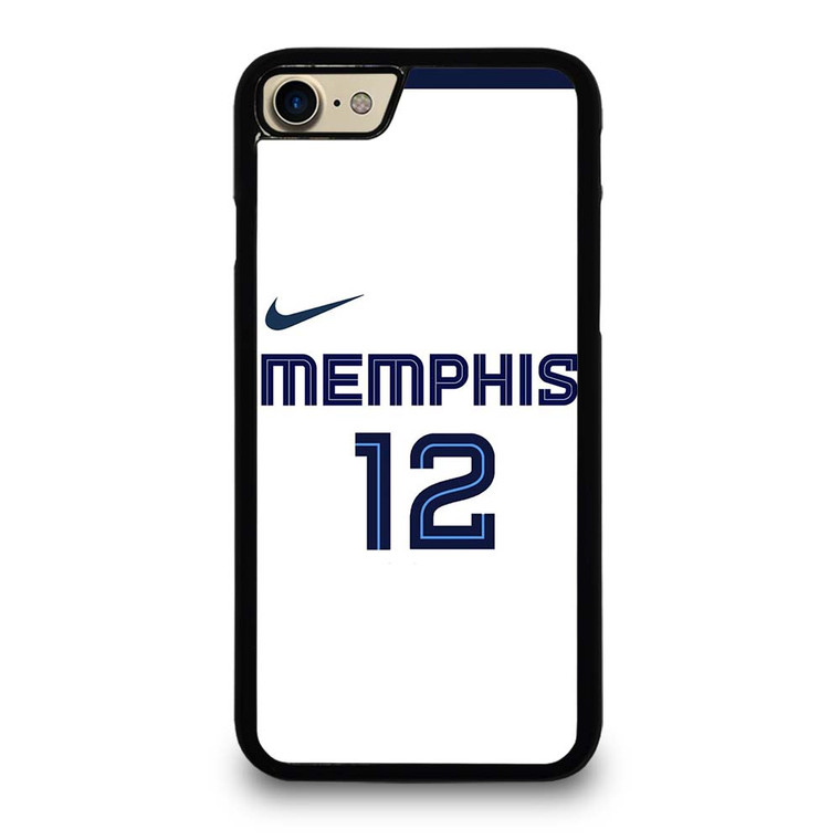JA MORANT MEMPHIS GRIZZLIES WHITE iPhone 7 / 8 Case Cover