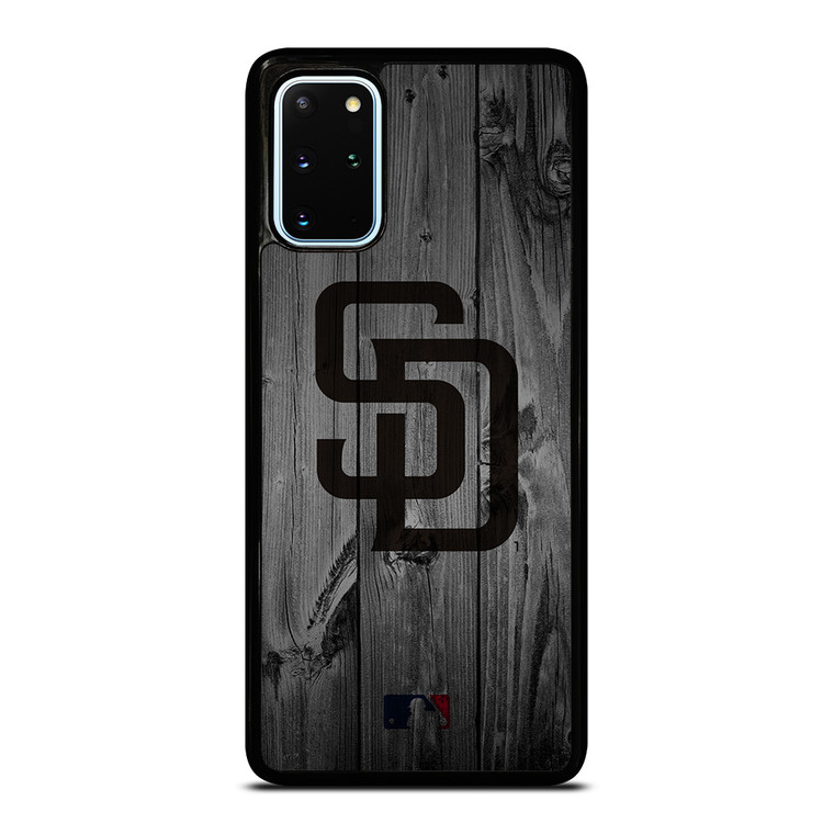 SAN DIEGO PADRES BASEBALL MLB WOOD LOGO Samsung Galaxy S20 Plus Case Cover