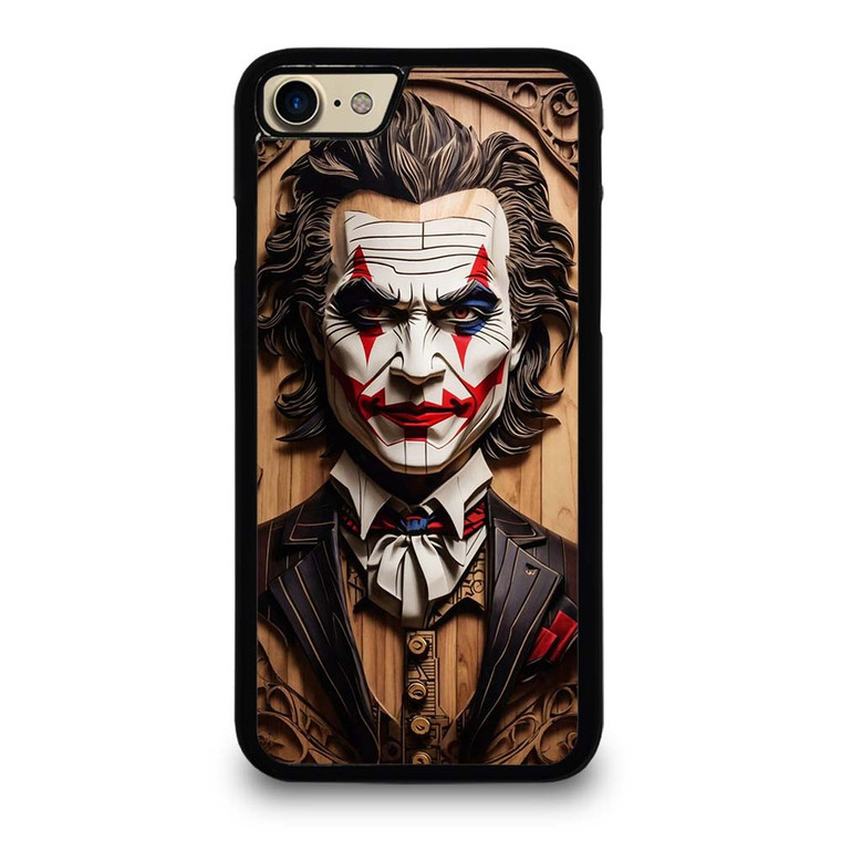 JOKER FACE WOOD iPhone 7 / 8 Case Cover