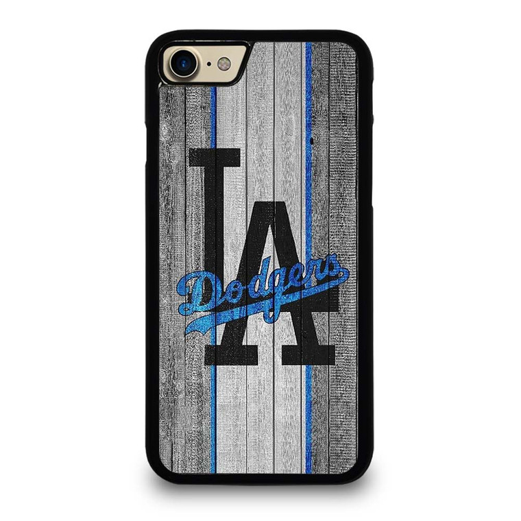 LA LOS ANGELES DODGERS WOODEN LOGO iPhone 7 / 8 Case Cover LA LOS ANGELES DODGERS WOODEN LOGO iPhone 7 / 8 Case Cover